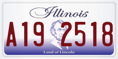 IL license plate A192518