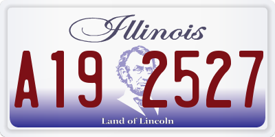IL license plate A192527