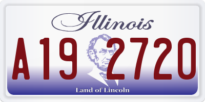IL license plate A192720