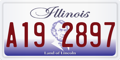 IL license plate A192897
