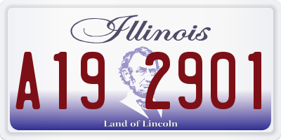 IL license plate A192901
