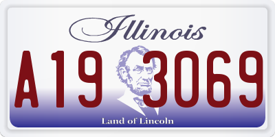 IL license plate A193069