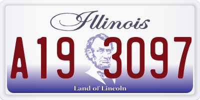 IL license plate A193097