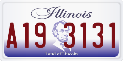IL license plate A193131