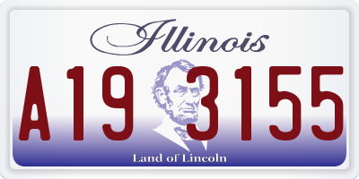 IL license plate A193155