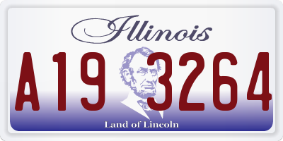 IL license plate A193264