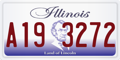 IL license plate A193272