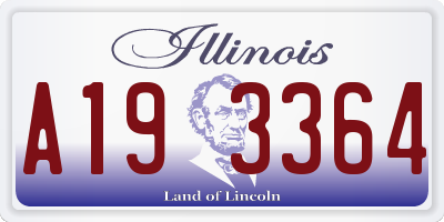 IL license plate A193364