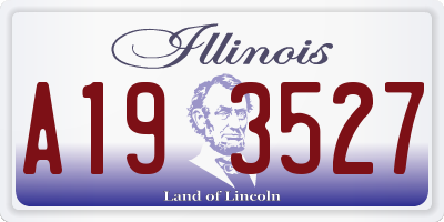 IL license plate A193527
