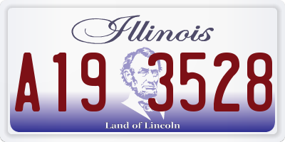 IL license plate A193528