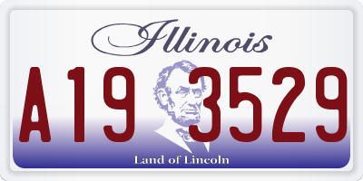 IL license plate A193529
