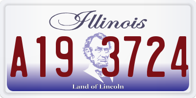 IL license plate A193724
