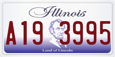 IL license plate A193995
