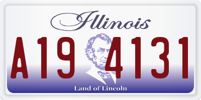 IL license plate A194131