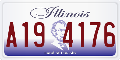 IL license plate A194176