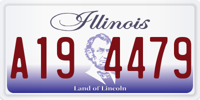 IL license plate A194479