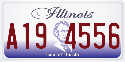 IL license plate A194556
