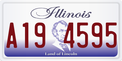 IL license plate A194595