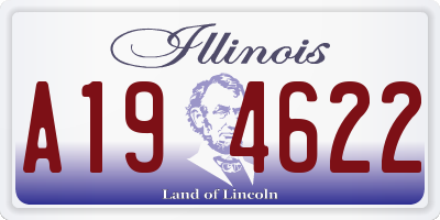 IL license plate A194622