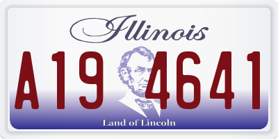 IL license plate A194641