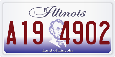 IL license plate A194902