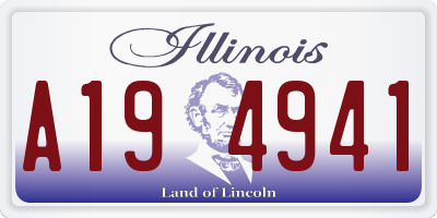 IL license plate A194941