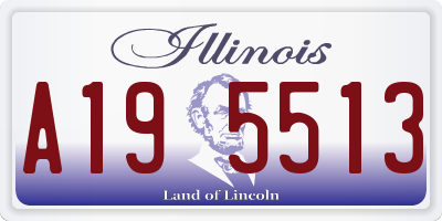 IL license plate A195513
