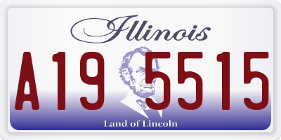 IL license plate A195515