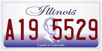 IL license plate A195529