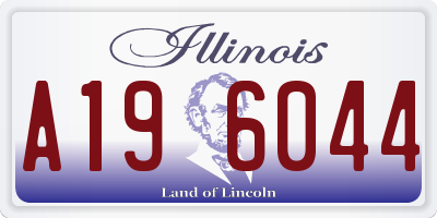 IL license plate A196044