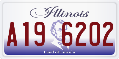 IL license plate A196202
