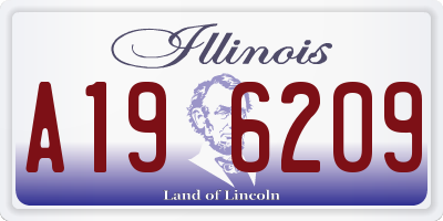 IL license plate A196209