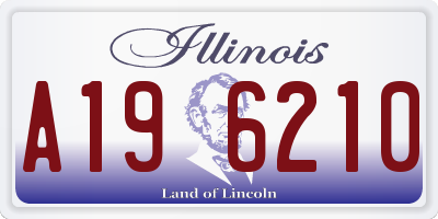 IL license plate A196210