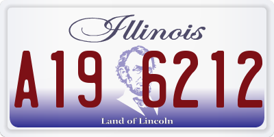 IL license plate A196212