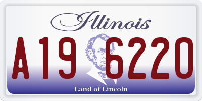 IL license plate A196220