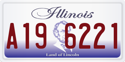 IL license plate A196221