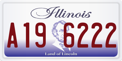 IL license plate A196222