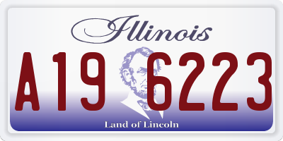 IL license plate A196223