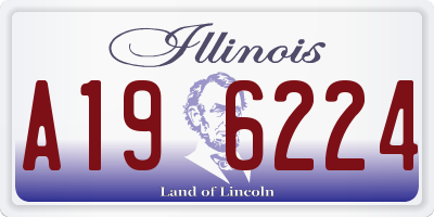 IL license plate A196224