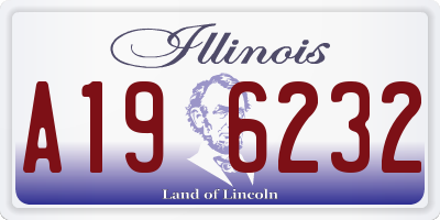 IL license plate A196232