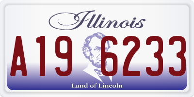IL license plate A196233