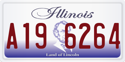 IL license plate A196264