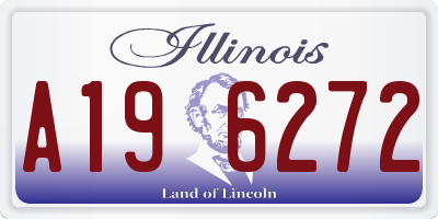 IL license plate A196272