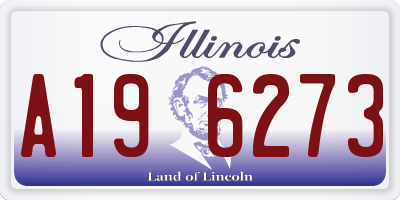 IL license plate A196273