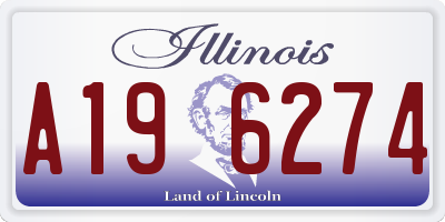 IL license plate A196274