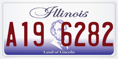 IL license plate A196282