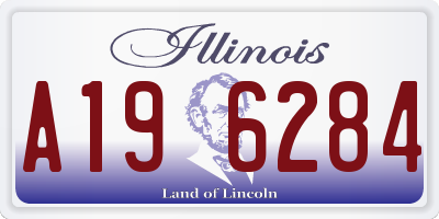 IL license plate A196284