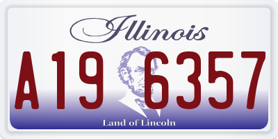 IL license plate A196357