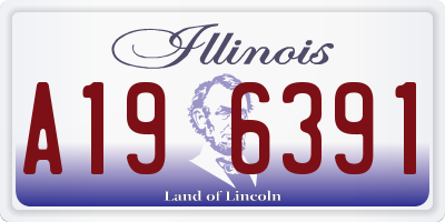 IL license plate A196391