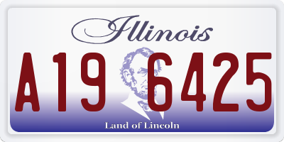 IL license plate A196425